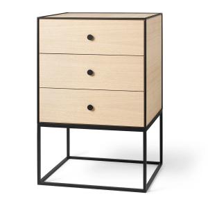 Audo - Frame Sideboard 49 (y compris 3 tiroirs), chêne