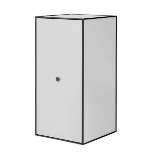 Audo - Frame Module d'étagères 70 avec porte, gris clair (b…