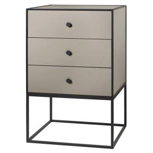 Audo - Frame Sideboard 49 (y compris 3 tiroirs), sable