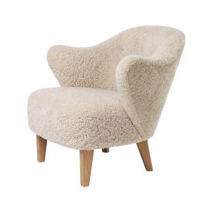 Audo - Ingeborg Fauteuil, chêne naturel / Sheepskin Moonlig…