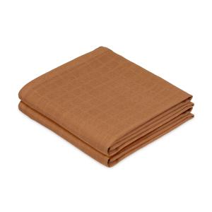 Cam Cam Copenhagen - Set de mousselines, ambre (set de 2)