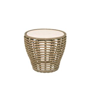 Cane-line - Basket Outdoor Table d'appoint, Ø 50 cm, nature…