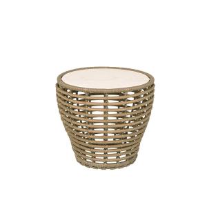 Cane-line - Basket Outdoor Table d'appoint, Ø 50 cm, nature…