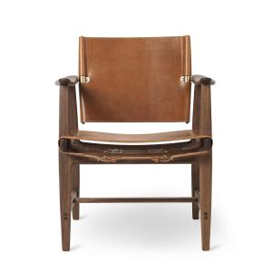 Carl Hansen - Bm1160 huntsman chair, huilé noyer / cuir de…