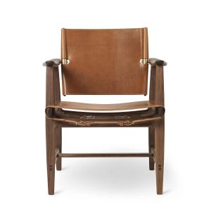 Carl hansen - Bm1160 huntsman chair, huilé noyer / cuir de…