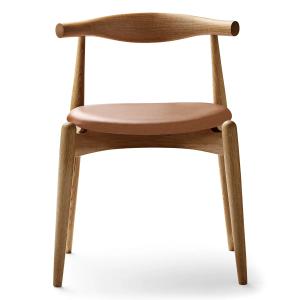 Carl Hansen - CH20 Elbow Chair, chêne huilé / cuir (Sif 95)…