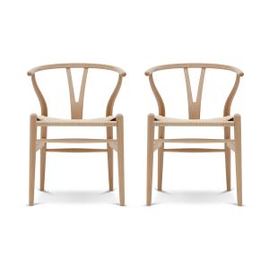 Carl Hansen - CH24 Wishbone Chair , hêtre huilé / tressage…