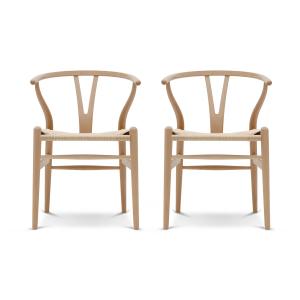 Carl Hansen - CH24 Wishbone Chair , hêtre huilé / tressage…