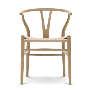 Carl Hansen - CH24 Wishbone Chair , chêne savonné / tressag…