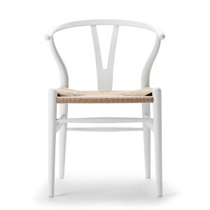 Carl Hansen - CH24 Wishbone Chair , soft white / tressage n…