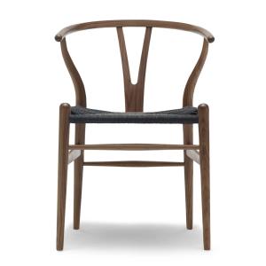 Carl Hansen - CH24 Wishbone Chair , noyer / tressage noir