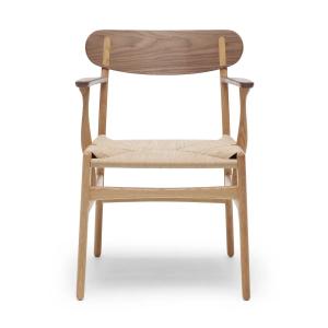 Carl Hansen - CH26 Chaise avec accoudoirs, chêne huilé / no…