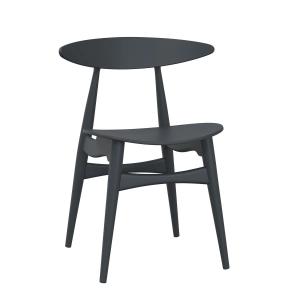 Carl Hansen - CH33T, hêtre laqué bleu soft