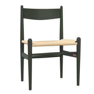 Carl Hansen - CH36 Chair, hêtre laqué vert soft / tressage…