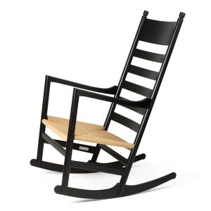 Carl Hansen - CH45 Chaise à bascule, chêne noir laqué