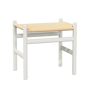 Carl Hansen - CH53 Tabouret, hêtre soft laqué blanc naturel…