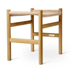 Carl Hansen - CH53 Tabouret, chêne huilé / tressage naturel…