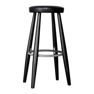Carl Hansen - CH58 Tabouret de bar H 68 cm, chêne noir / cu…