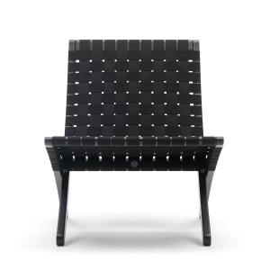 Carl Hansen - MG501 Cuba Chair, chêne laqué noir / noir / a…