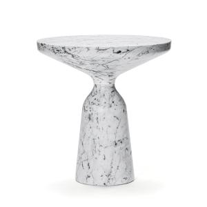 ClassiCon - Bell Table d'appoint, marbre poli (Bianco Carra…