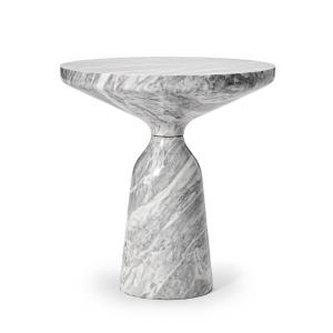 ClassiCon - Bell Table d'appoint, marbre poli (Grigio Nuvol…