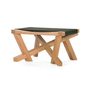 ClassiCon - Volkshaus tabouret, chêne naturel / vert forêt