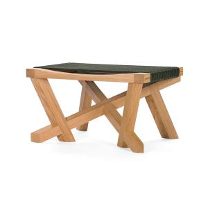 ClassiCon - Volkshaus tabouret, chêne naturel / vert forêt