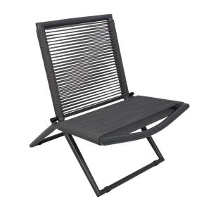Collection - Neo Chaise de jardin, gris foncé