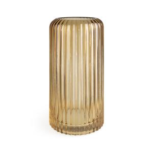 Nuuck - Silje Vase en verre Ø 11,5 x H 24 cm, ambre