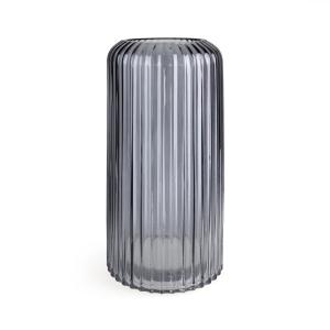 Nuuck - Silje Vase en verre Ø 11,5 x H 24 cm, gris