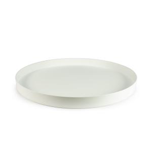Collection - Plateau et assiette décorative Ø 40 cm, blanc