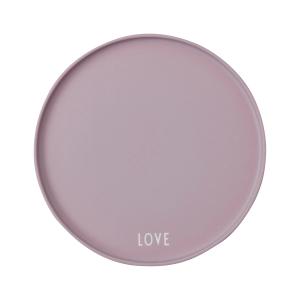 Design Letters - AJ Favourite Assiette en porcelaine, Amour…