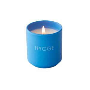 Design Letters - Bougie parfumée petite, Hygge / bleu cobal…