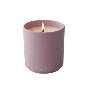 Design Letters - Bougie parfumée, Love / lavande