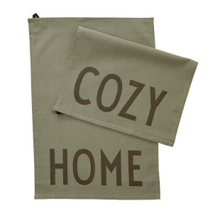Design Letters - Favourite Torchon, Cozy / Home, olive (set…