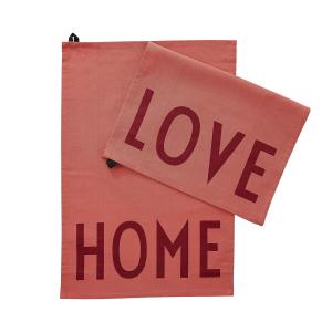 Design Letters - Favourite Torchon, Love / Home, terracotta…