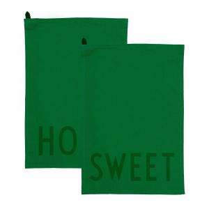 Design Letters - Favourite Torchon, Sweet / Home, vert oliv…