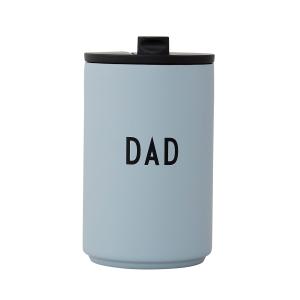 Design Letters - Thermo Cup 0.35 l, Papa, light grey