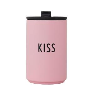 Design Letters - Thermo Cup 0.35 l, Kiss, rose