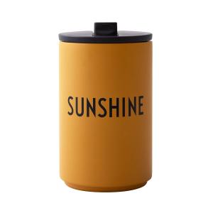 Design Letters - Thermo Cup 0.35 l Sunshine, moutarde