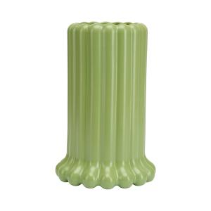 Design Letters - Tubular Vase, H 24 cm, green tendril