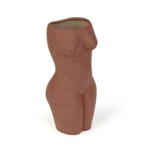 DOIY - Body Vase grand, brun foncé