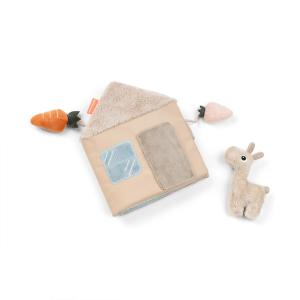 Done by Deer - Livre en tissu, la maison de Lalee, sable
