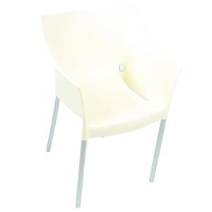 Kartell - Fauteuil Dr. NO, cire blanc