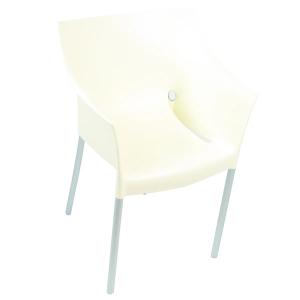 Kartell - Fauteuil Dr. NO, cire blanc