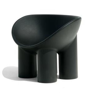 Driade - Roly Poly Fauteuil, noir graphite RAL 9011