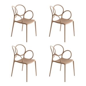 Driade - Sissi Chaise avec accoudoirs Outdoor, rose mat (se…