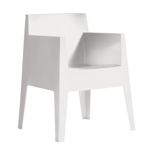 Driade - Toy Chaise avec accoudoirs, blanc (B1)