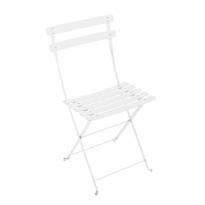 Fermob - Chaise pliante Duraflon® Bistro, blanc coton