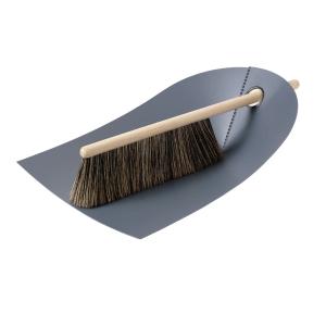 Normann Copenhagen - Balai à main et balayette, gris foncé